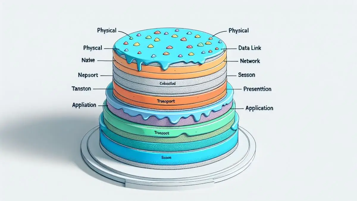 OSI-modellen, vad är det och hur hänger den ihop? illustration