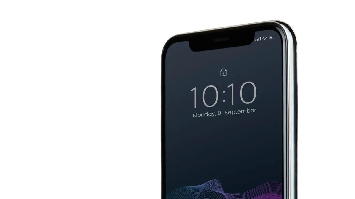 Svart bild eller låst iphone